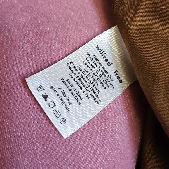 wilfred free teddy bear coat, size small. - Picture 11 of 12